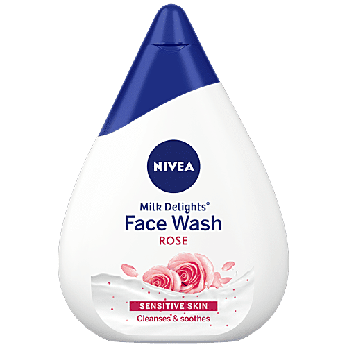 Buy NIVEA Milk Delights Face Wash With Rose For Sensitive Skin Online