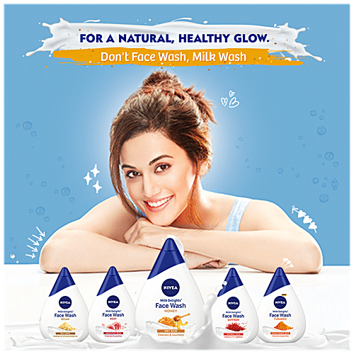 Buy NIVEA Milk Delights Face Wash With Honey For Dry Skin Online at