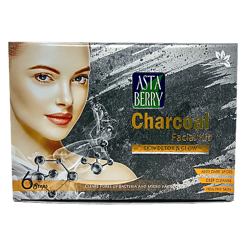 Buy Astaberry Charcoal Facial Kit 6 steps Online at Best Price of Rs