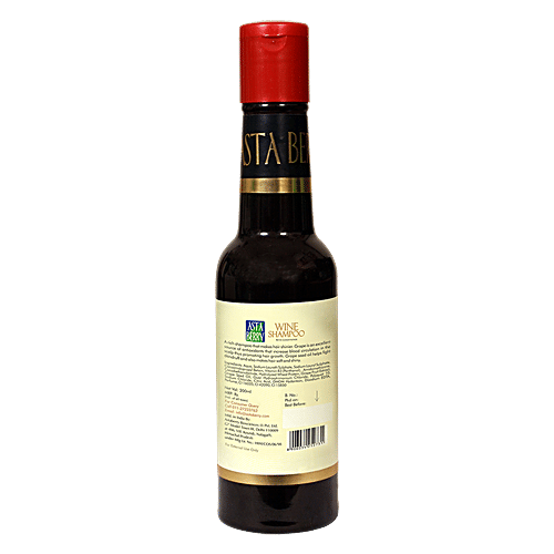 Astaberry Wine Shampoo with Conditioner - Made from Real Black Grapes, For Long & Healthy Hair, 200 ml  