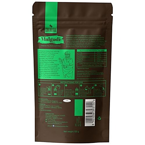 Continental Malgudi 60 Degree Fresh Filter Coffee, 100 g Pouch 