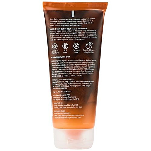 Buy Bombay Shaving Company Moisturising Face & Body Wash With Shea