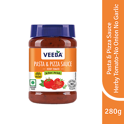 Buy VEEBA Pasta & Pizza Sauce No Onion & No Garlic Online at Best