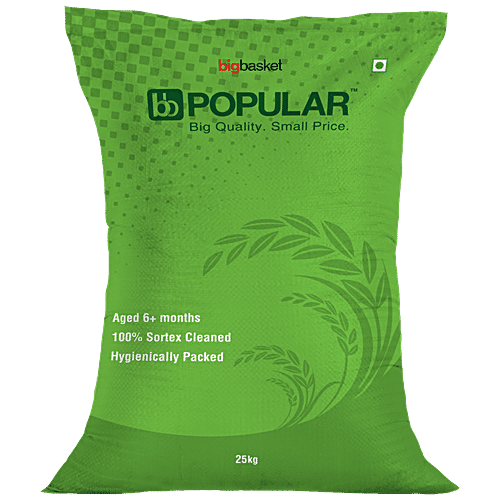 bb Popular BPT Sona Masoori Rice/Biyyam, 25 kg  