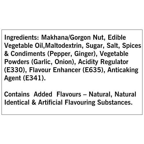 Mix Box Roasted Makhana - Salt & Pepper, 32 g Pouch 