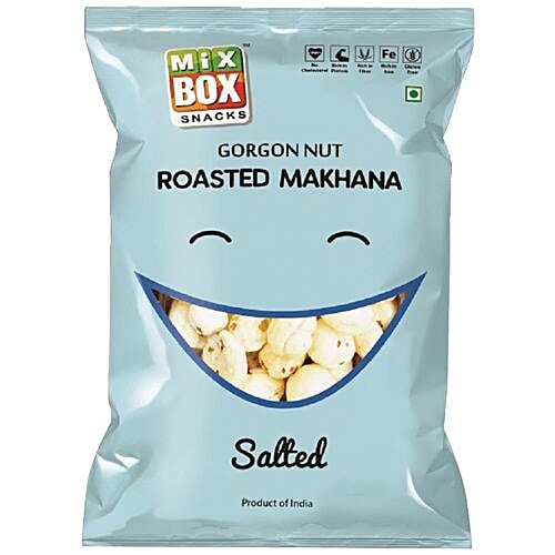 Mix Box Roasted Makhana - Salted, 60 g Pouch Gluten Free