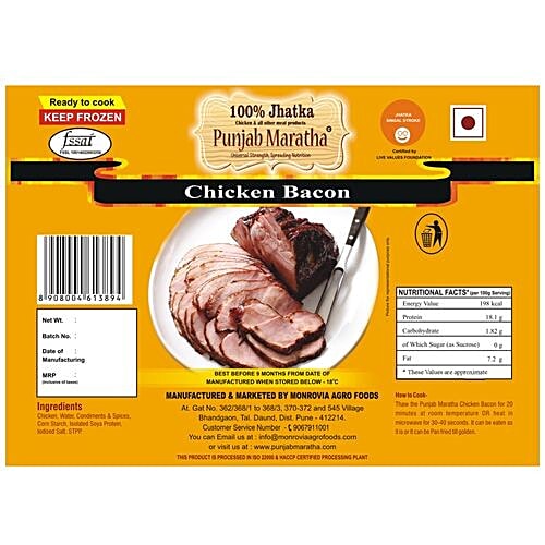 Buy Punjab Maratha Chicken Bacon Online at Best Price of Rs 150 bigbasket