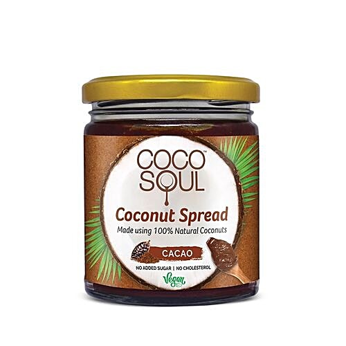 Coco Soul Coconut Spread - Cacao, 265 g Jar 
