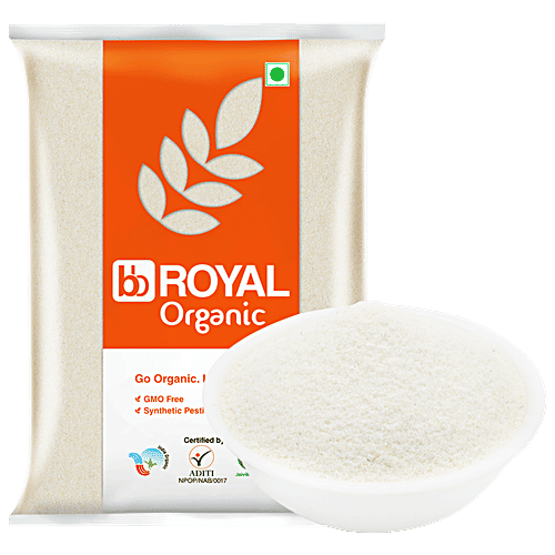 bb Royal Organic Idli Rava, 1 kg  