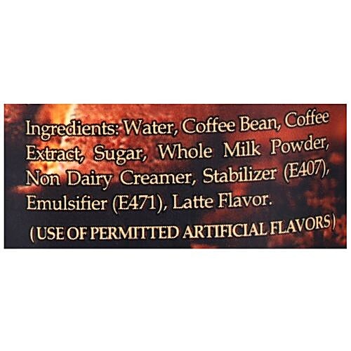 Kings Coffee Premium Cold Coffee - Latte, 280 ml Bottle 