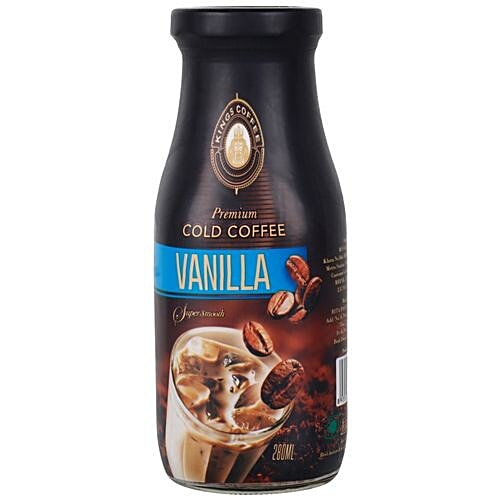 Buy KINGS COFFEE Premium Cold Coffee Vanilla Online at Best Price of