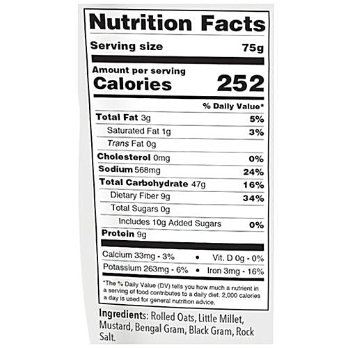 Aaha Oho Organic Idly - Oats, 250 g  