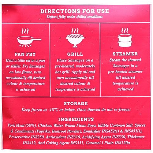 La Carne Pork Cocktail Sausage, 500 g PKT 