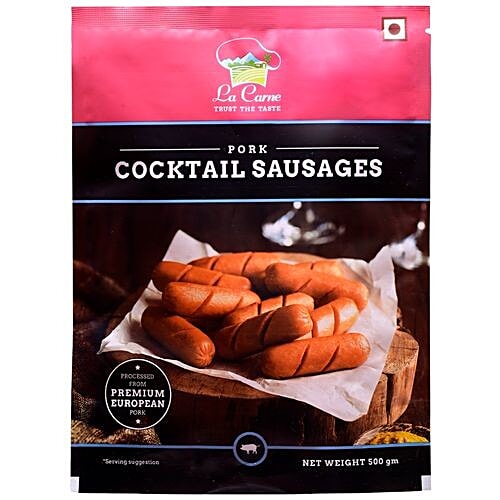 La Carne Pork Cocktail Sausage, 500 g PKT 