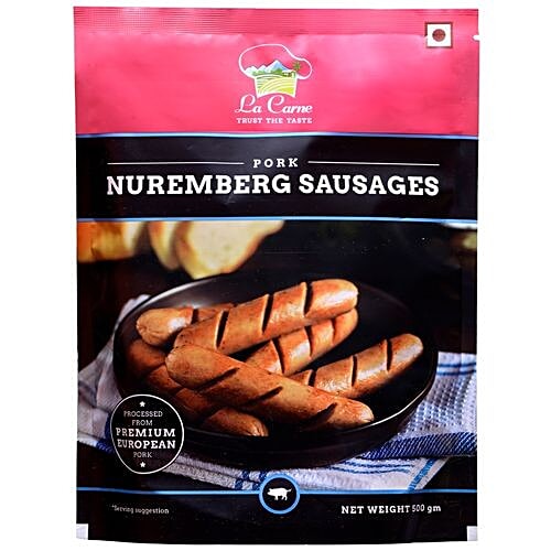 La Carne Pork Nuremburg Sausage, 500 g PKT 