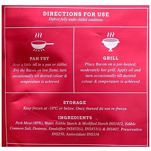 La Carne Pork Premium Bacon, 250 g PKT 