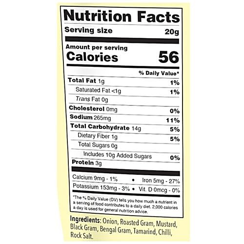 Aaha Oho Organic Chutney Powder - Onion, 100 g  