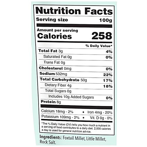 Aaha Oho Organic Puttu - Millet, 250 g  