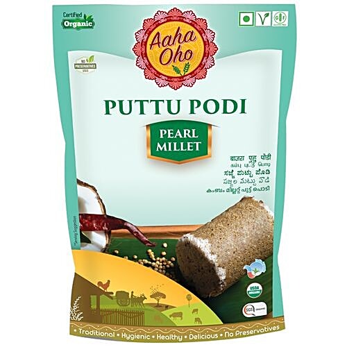Aaha Oho Organic Puttu - Pearl Millet, 250 g  