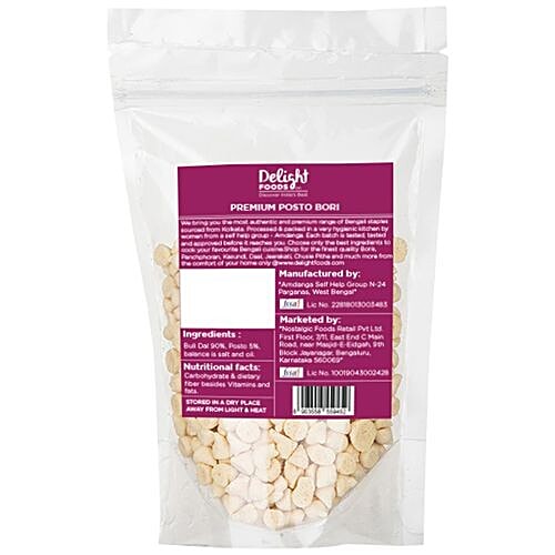 Delight Foods Premium Posto Bori, 100 g  