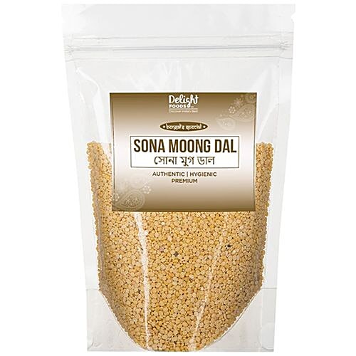 Delight Foods Premium Sona Moong Dal/Payatham Parupu, 400 g  