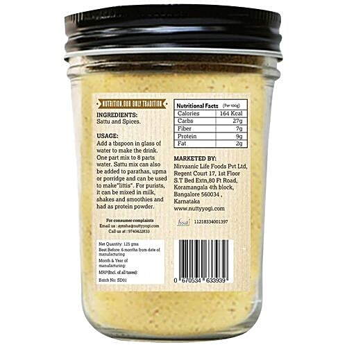 Nutty Yogi Sattu Protein Mix, 100 g  