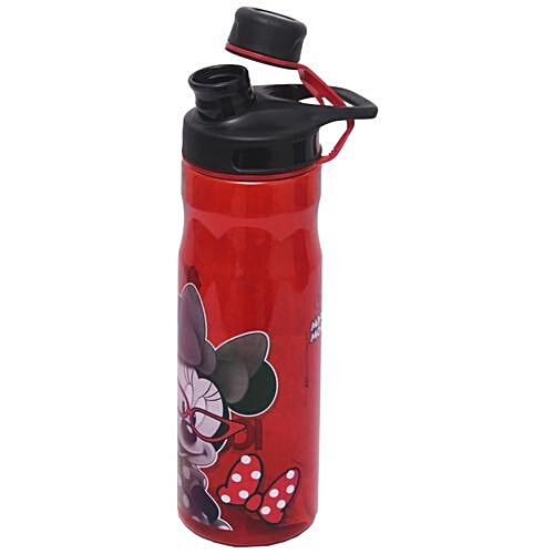 Hm International Disney Minnie Mouse Plastic Kids Sipper Bottle, 800 ml  