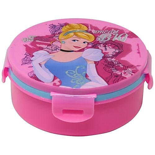 Hm International Disney Cinderella Princess Insulated Hot Case Kids Plastic Lunch Box With Steel Wall, 1 pc  Dishwasher & Microwave Safe
