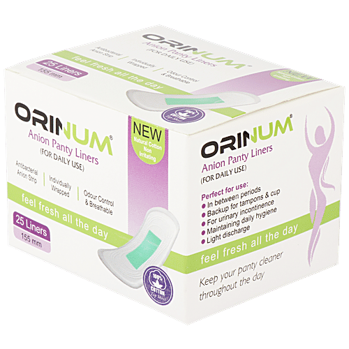 Buy Orinum Anion Panty Liners Daily Use Online at Best Price of Rs 99