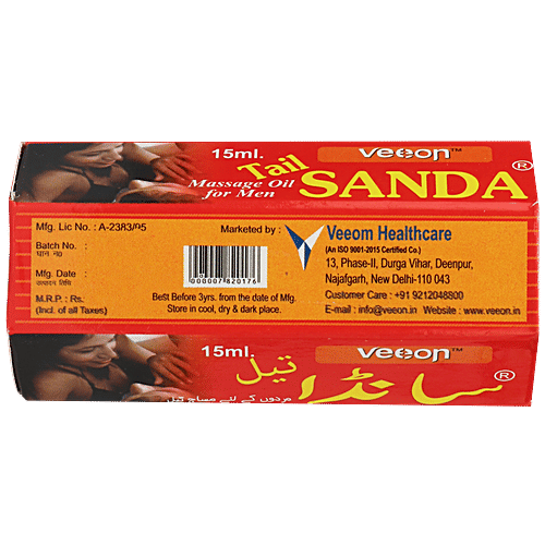 Buy Veeon Sanda Massage Oil Online at Best Price of Rs 499 bigbasket