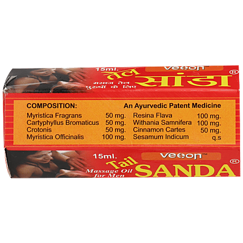 Buy Veeon Sanda Massage Oil Online at Best Price of Rs 499 bigbasket