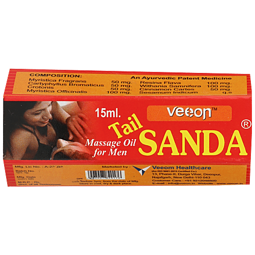 Buy VEEON Sanda Massage Oil Online at Best Price of Rs 499 bigbasket
