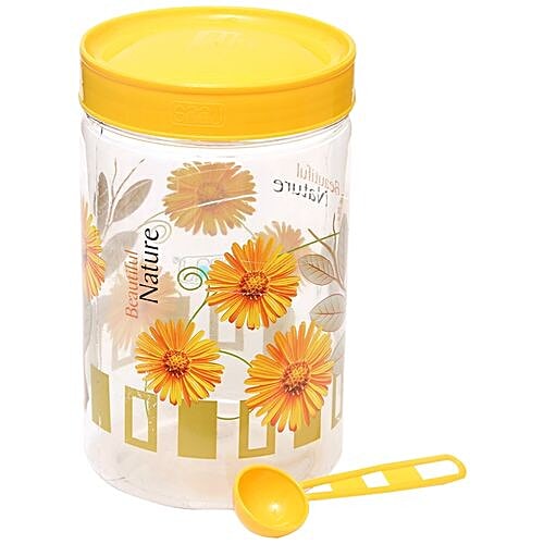 Buy Saaj Maxx Pet Plastic Premium Container Yellow Online at Best