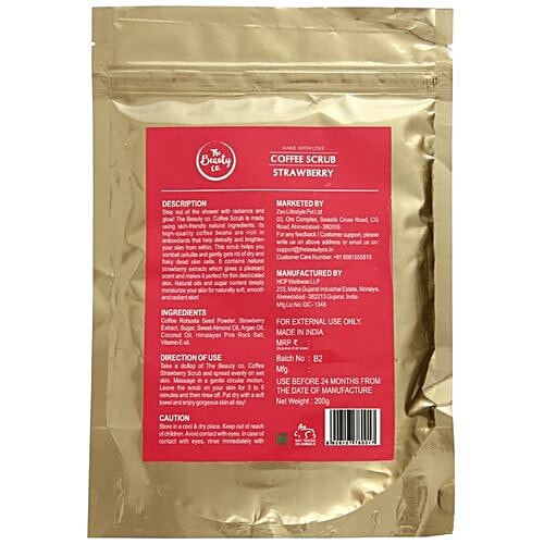 The Beauty Co. Strawberry Coffee Scrub, 200 g  