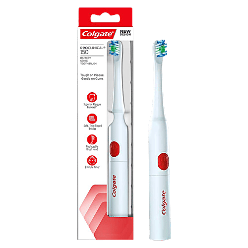 Colgate Pro-Clinical 150 Battery Powered Toothbrush, 1 pc  