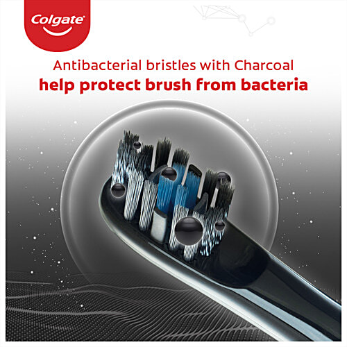 Colgate ProClinical 150 Charcoal Sonic - Electric Toothbrush With Replaceable Brush Head, 1 pc  Tough on Plaque, Gentle on Gums