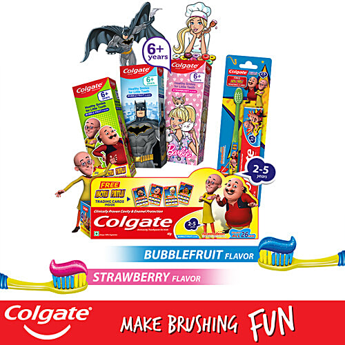 Buy Colgate Kids Barbie Toothpaste 6+ Years, Strawberry Online at Best Price of Rs 86 bigbasket
