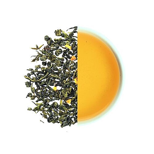 Teamonk Turmeric Green Tea - Provides Glowing Skin & Boosts Immunity, 100 g  Natural, No Cholesterol