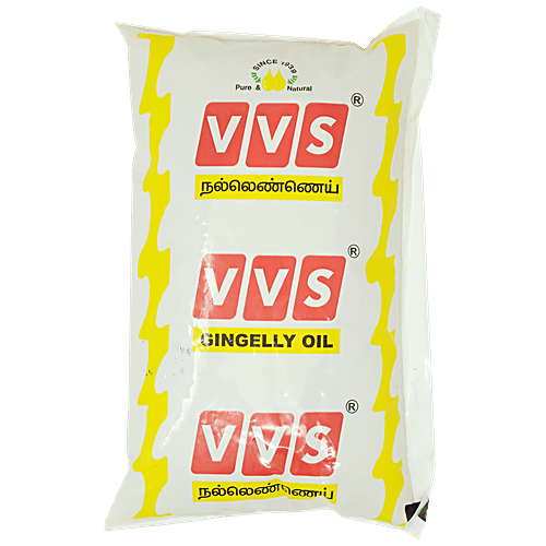 VVS Gingelly Oil, 1 L  Zero Trans Fat & Cholesterol