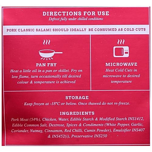La Carne Pork Classic Salami, 250 g PKT 