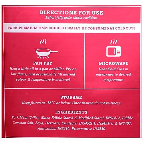 La Carne Pork Premium Ham, 250 g Pouch 