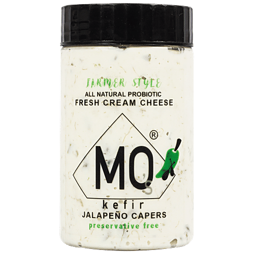 Buy MO's Superfoods Fresh Cream Cheese Jalapeno Capers, Kefir Online at Best Price of Rs null