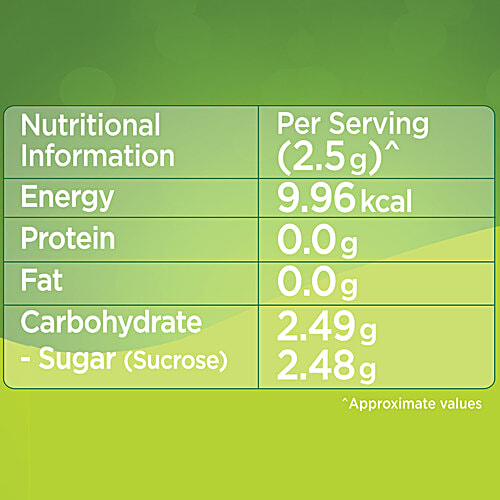 Sugarlite 50% Less Calories Sugar, 100 g Pouch 5No Less Calories, Natural