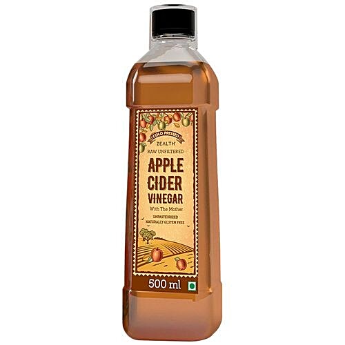 Buy Zealth Cold Pressed Apple Cider Vinegar With The Mother Online at Best Price of Rs 230