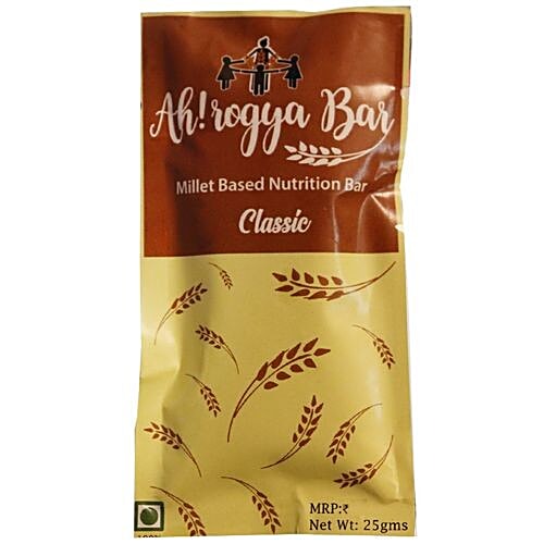 Buy Ah!rogya Bar Millet Based Nutrition Bar Classic Online at Best Price of Rs 20 bigbasket