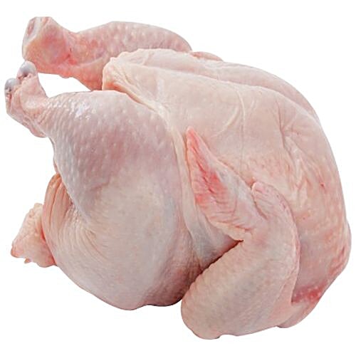 fresho! HoReCa Chicken Whole With Skin (900-1100 gm/pc), 2 kg  