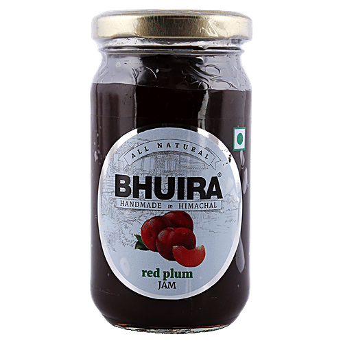 Bhuira Red Plum Jam, 240 g Glass Bottle 