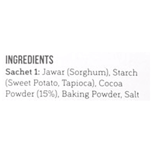 Serapheena Jowar & Sweet Potato Flour Cake Mix - Cocoa Heaven, Rich In Iron, Calcium, 200 g Carton Gluten Free, No Maida, Rich in Iron & Calcium