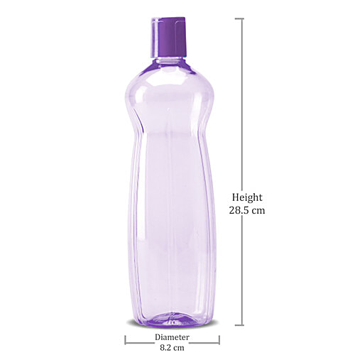 Milton Pacific PET Fridge Plastic Water Bottle - Purple, 1 L  