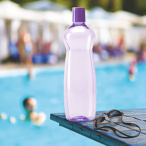 Milton Pacific PET Fridge Plastic Water Bottle - Purple, 1 L  